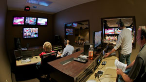 Cypress Wesleyan Church video control room