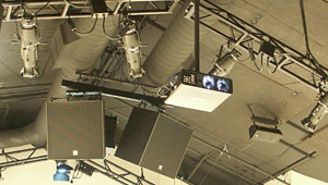 Main loudspeakers in Youth Chapel